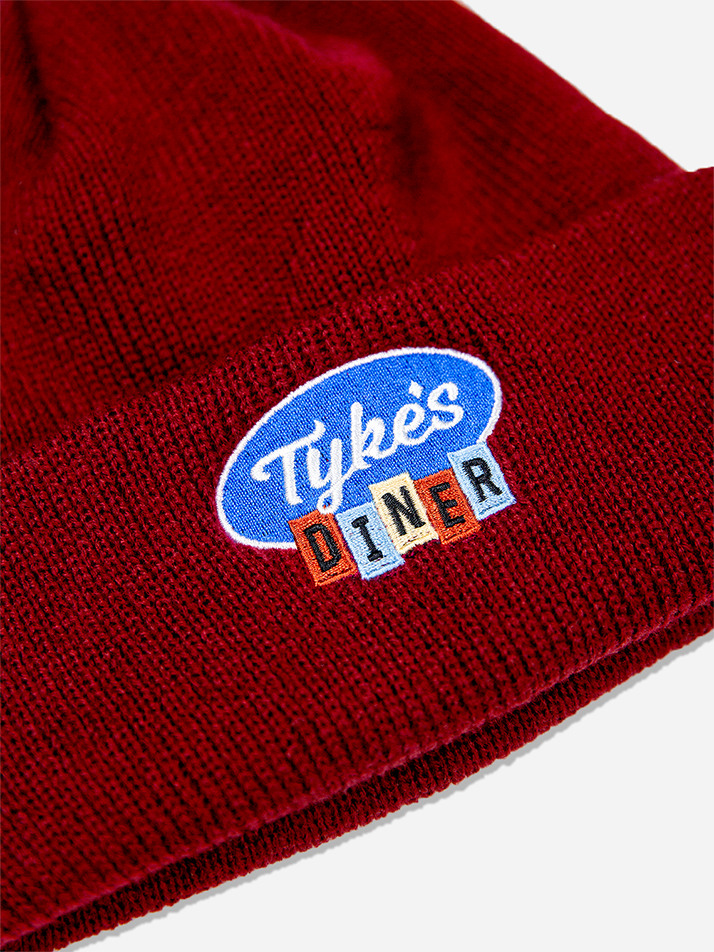 Tyke's Diner Beanie Burgundy