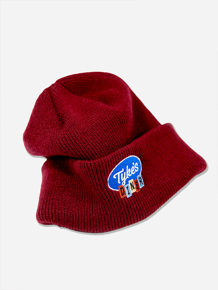 Tyke's Diner Beanie Burgundy