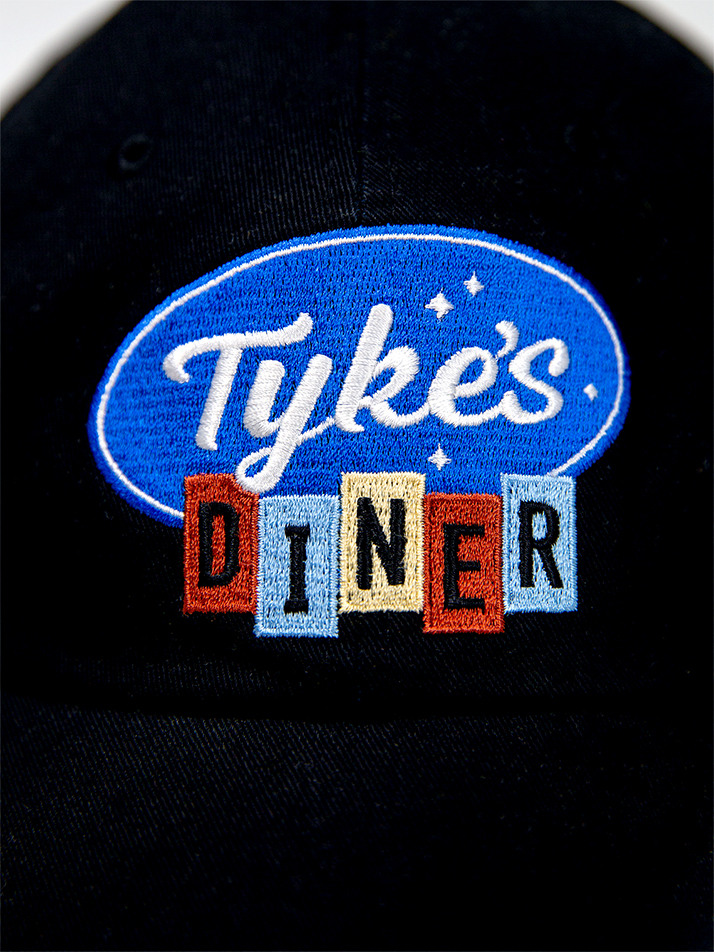 Tyke's Diner Cap Black