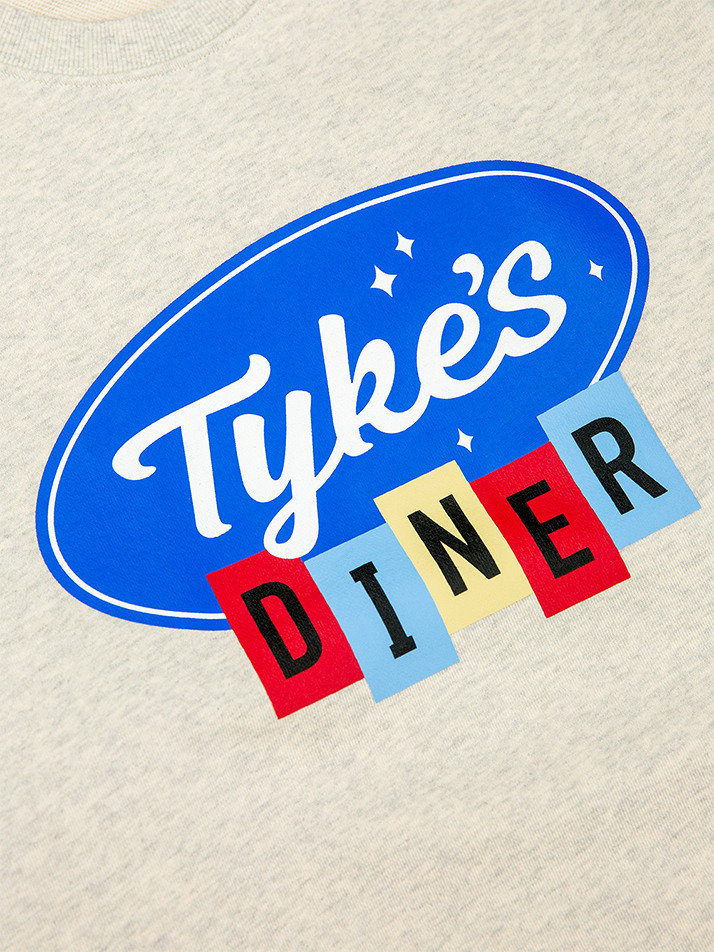 Tyke's Diner Sweatshirts Gray