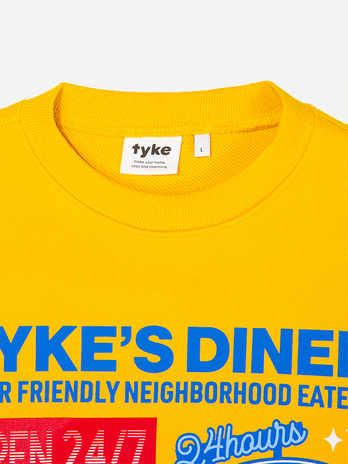 Tyke's Diner Sweatshirts Mustard