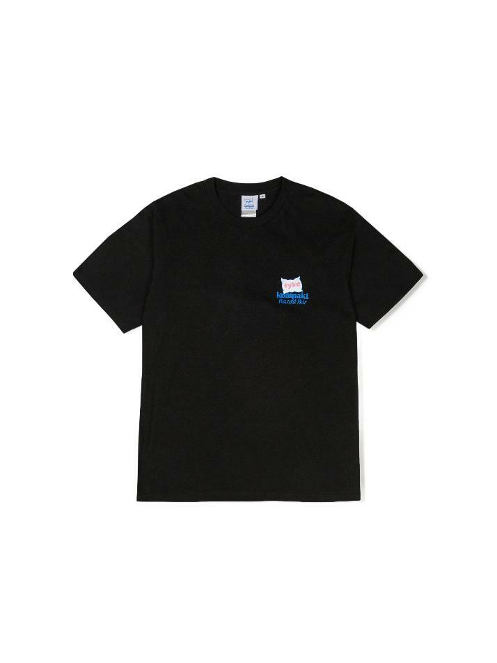 Tyke x Kompakt Record Bar T-shirt Black