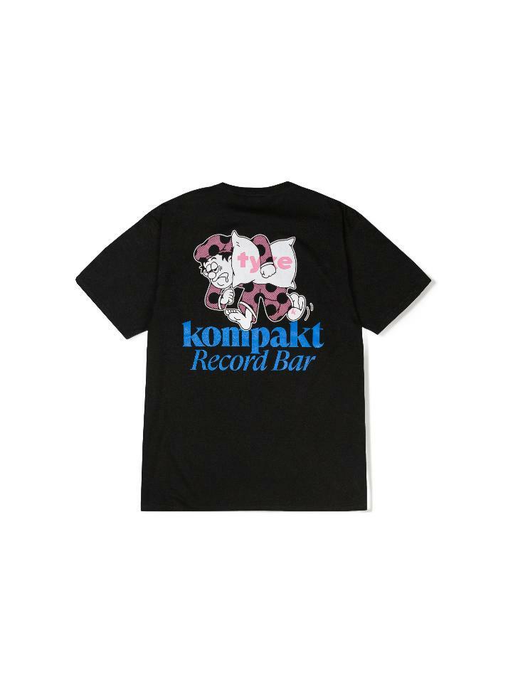 Tyke x Kompakt Record Bar T-shirt Black