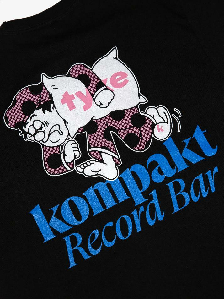 Tyke x Kompakt Record Bar T-shirt Black