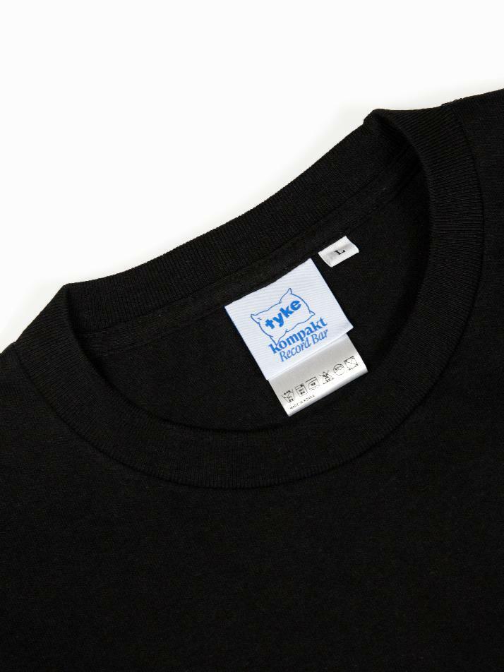 Tyke x Kompakt Record Bar T-shirt Black