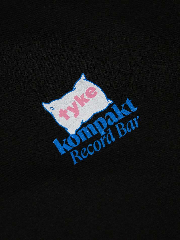 Tyke x Kompakt Record Bar T-shirt Black