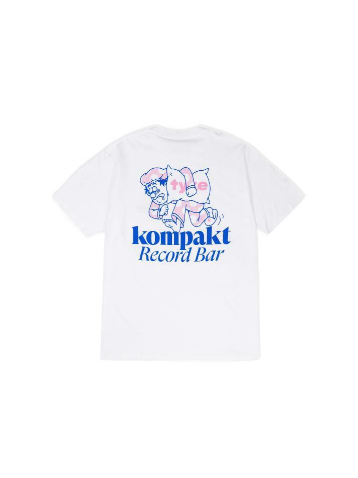 Tyke x Kompakt Record Bar T-shirt White