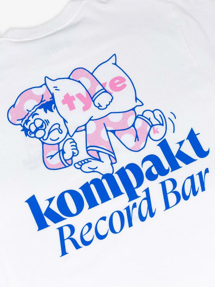 Tyke x Kompakt Record Bar T-shirt White