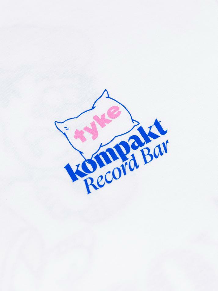 Tyke x Kompakt Record Bar T-shirt White