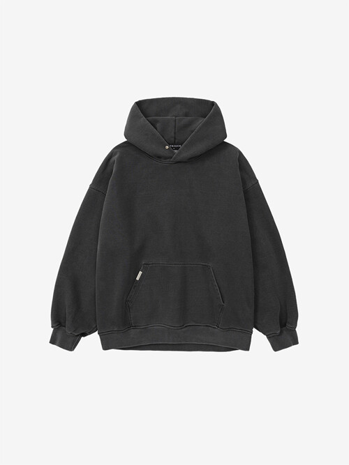 클래식 후디 - 워시드 블랙