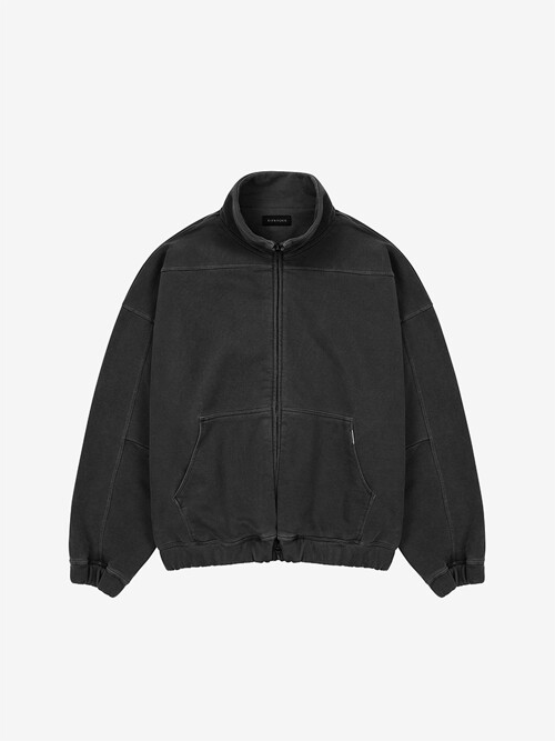 패널 자켓 - 워시드 블랙