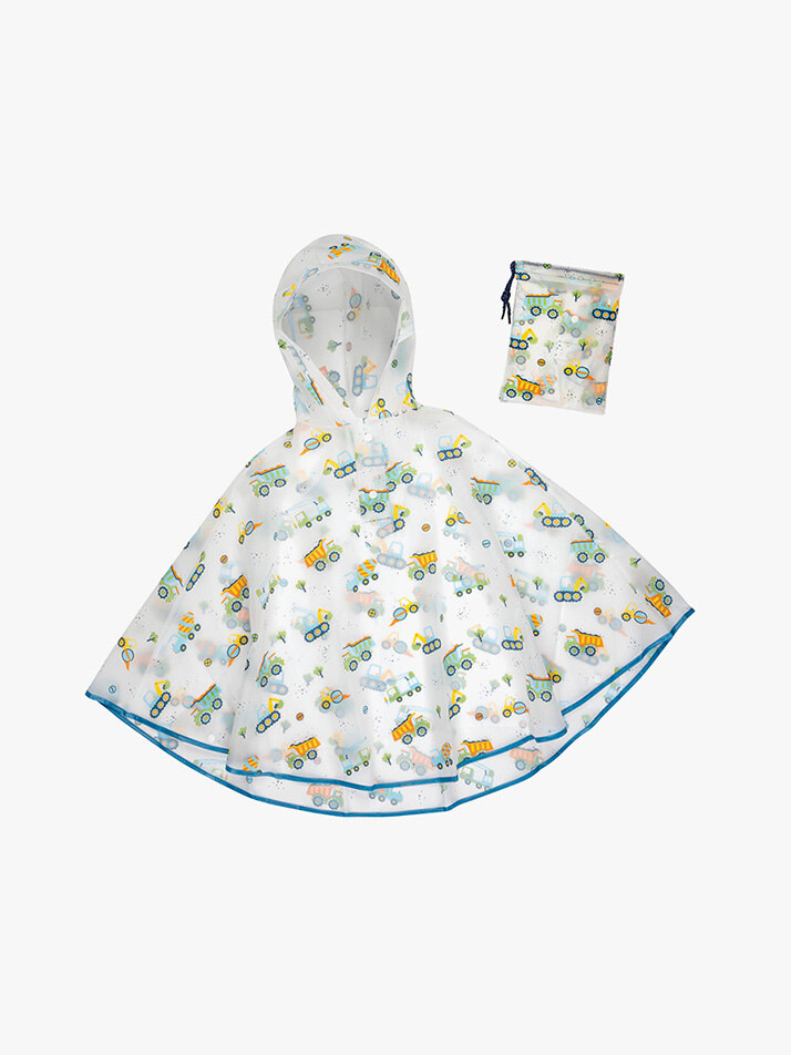 경량 클리어 레인판초 파우치 세트