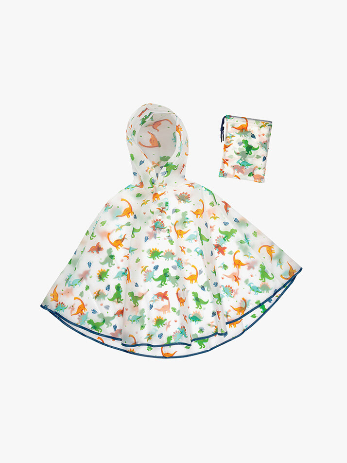 경량 클리어 레인판초 파우치 세트