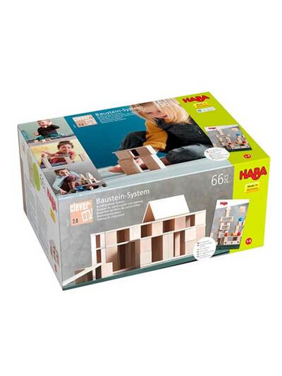 [하바] 원목 빌딩 블록 66pcs