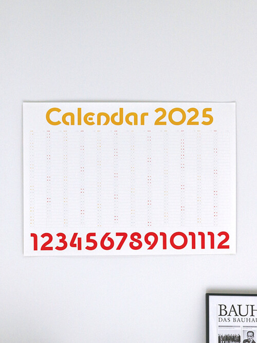 2025 Poster Calendar (2025년 포스터 달력)