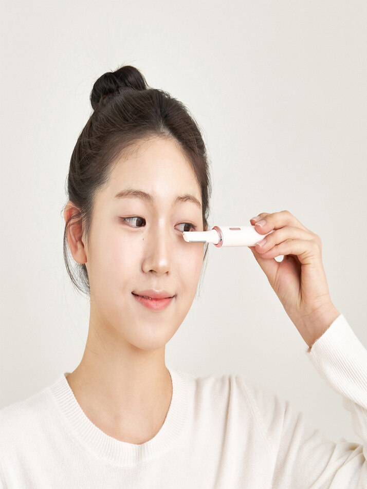 무아스 듀얼 아이 컬링 눈썹 정리기 히팅뷰러 속눈썹고데기