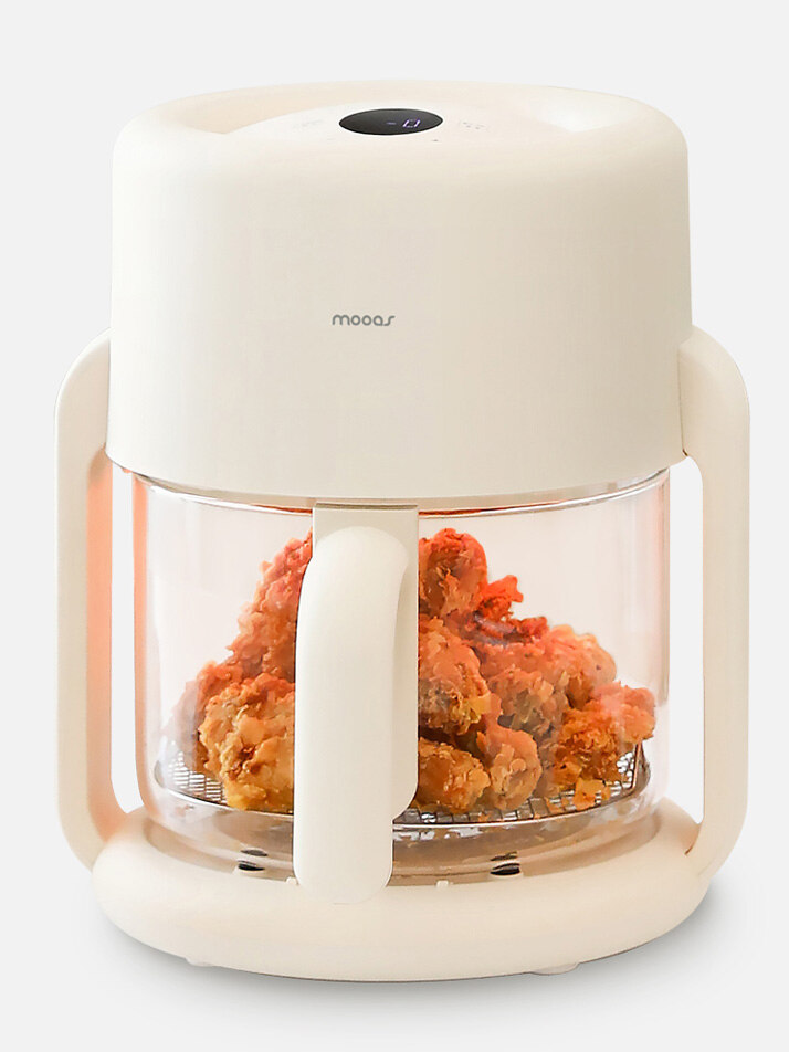 무아스 글라스 멀티쿡 에어프라이어 4L