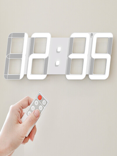 무아스 시그니처 폰트 블루투스 LED 벽시계 인테리어 거실시계