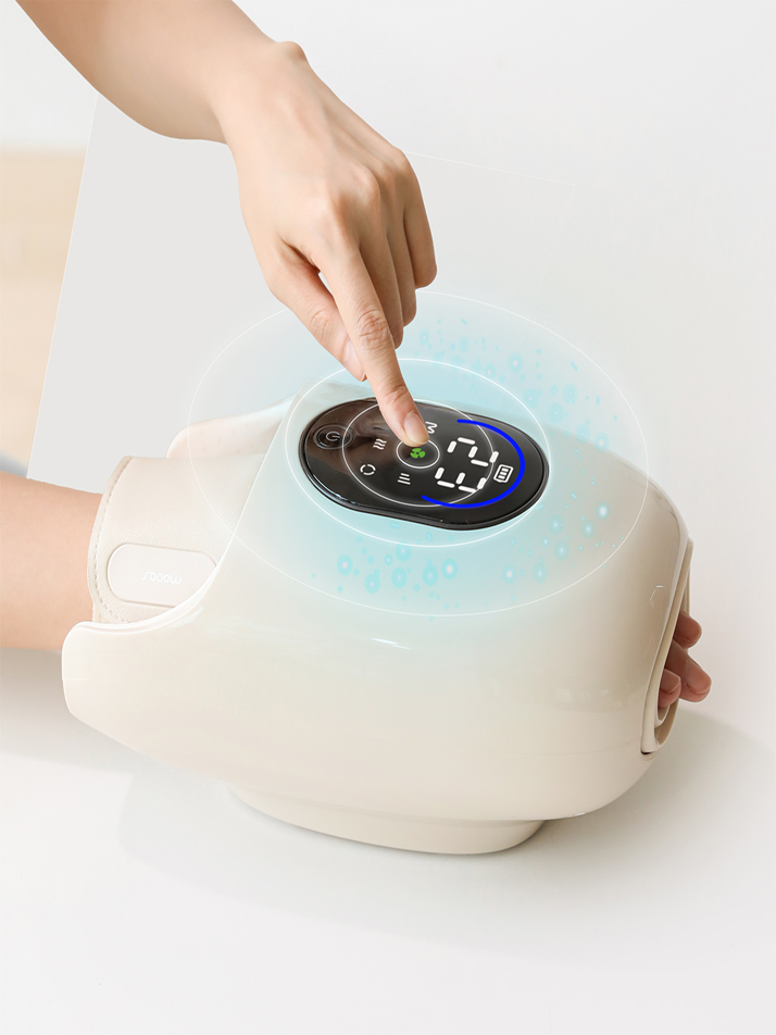 무아스 에어핏 손마사지기 온열 공기압 무선 손목