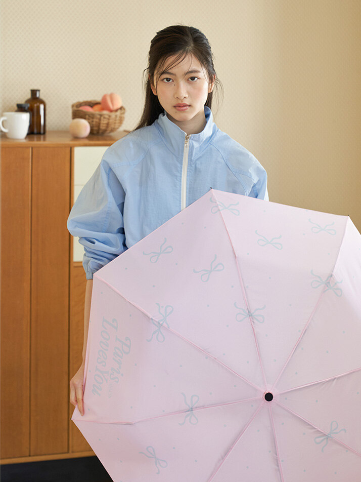 발레리나 리본 3단 우산