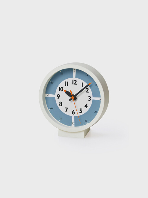 [LEMNOS 렘노스] Fun Pun Clock for Table - Light Blue