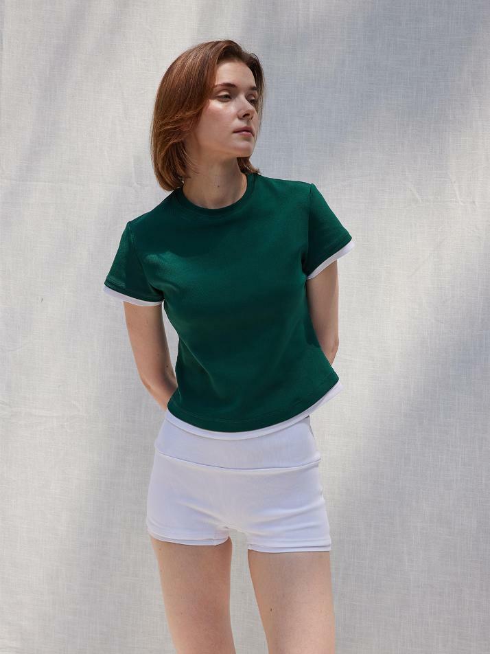 Double layered swim set_green