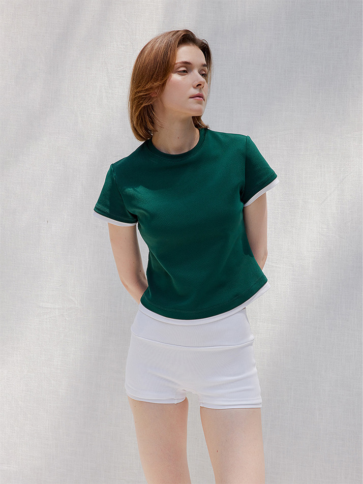 Double layered swim set_green