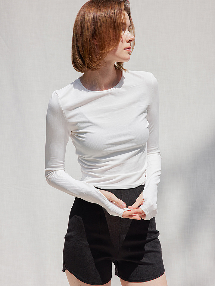 Waterside long sleeve top_off-white