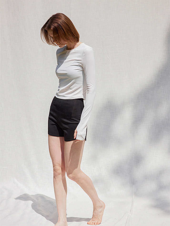 Waterside long sleeve top_off-white