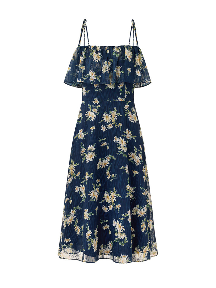 Blossom Dress Navy