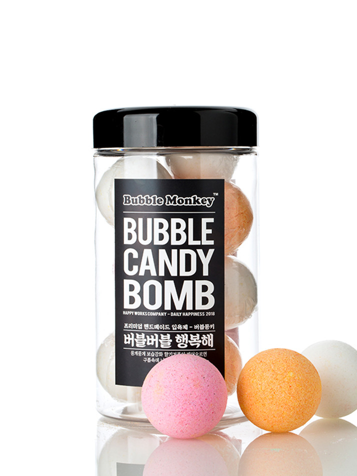  버블몽키 일상회복을 위한 BEST 캔디밤 3종 입욕제 선물세트