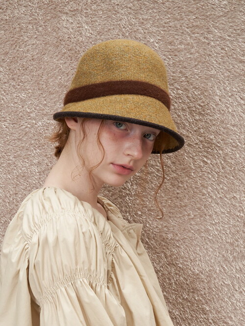 Cloche Cap - Mustard