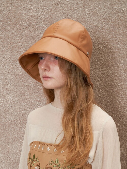 Saint Hat - Camel Begun Leather