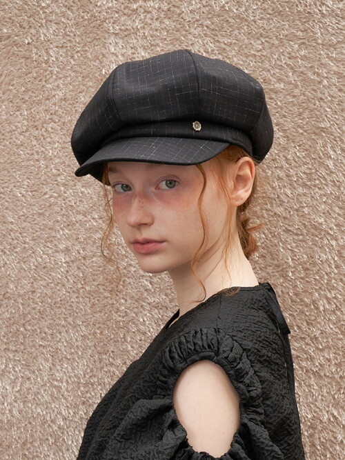 Classic Newsboy - Black Wool