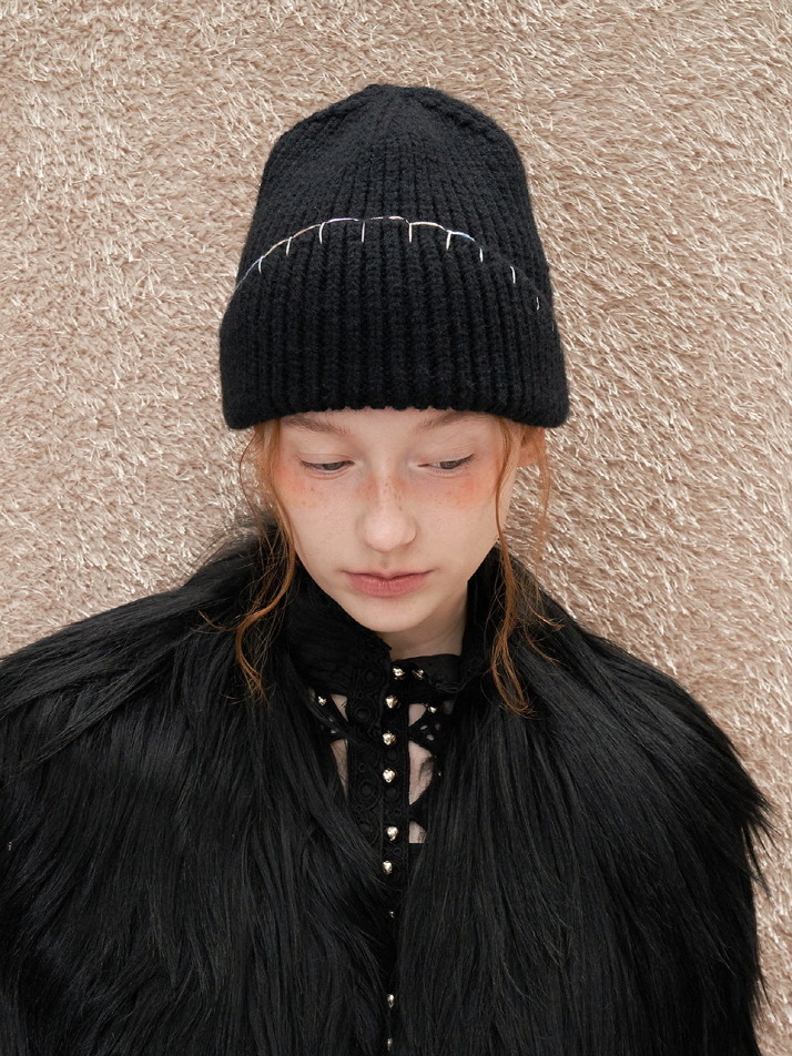 Bonnet Rise Of The Northstar - Noir, 100% Coton, Réglable Avec Boucle Métallique - Style Décontracté