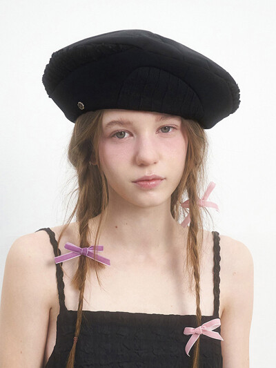 Cecile Beret - Black