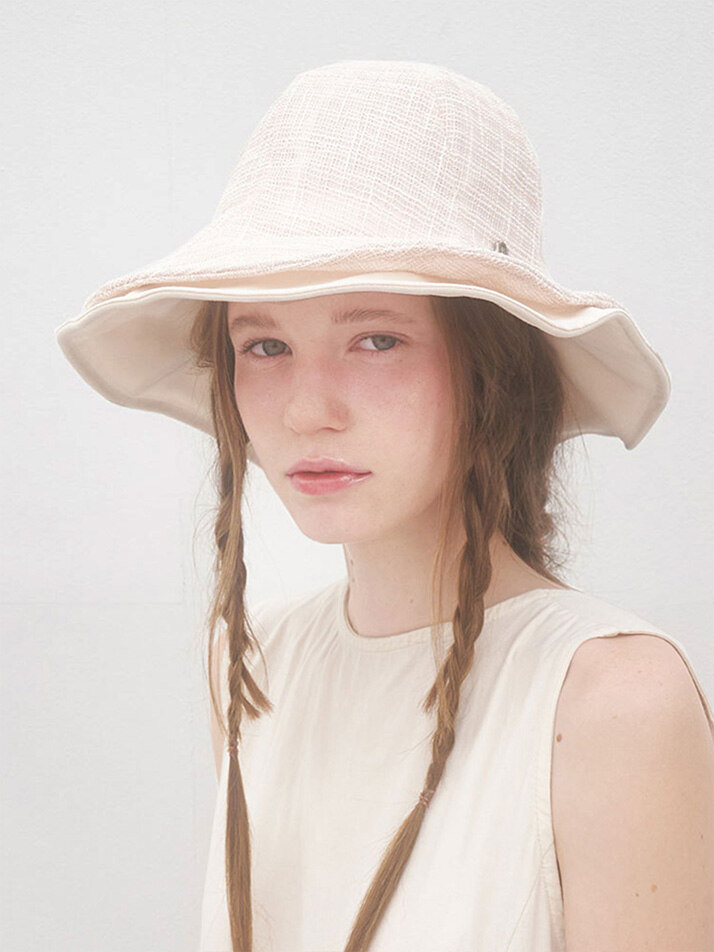 Porie Double Brim Hat - Ivory