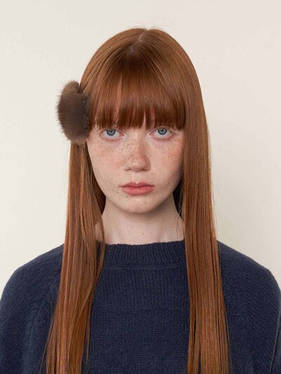 Iconic Mink Pin - Brown 