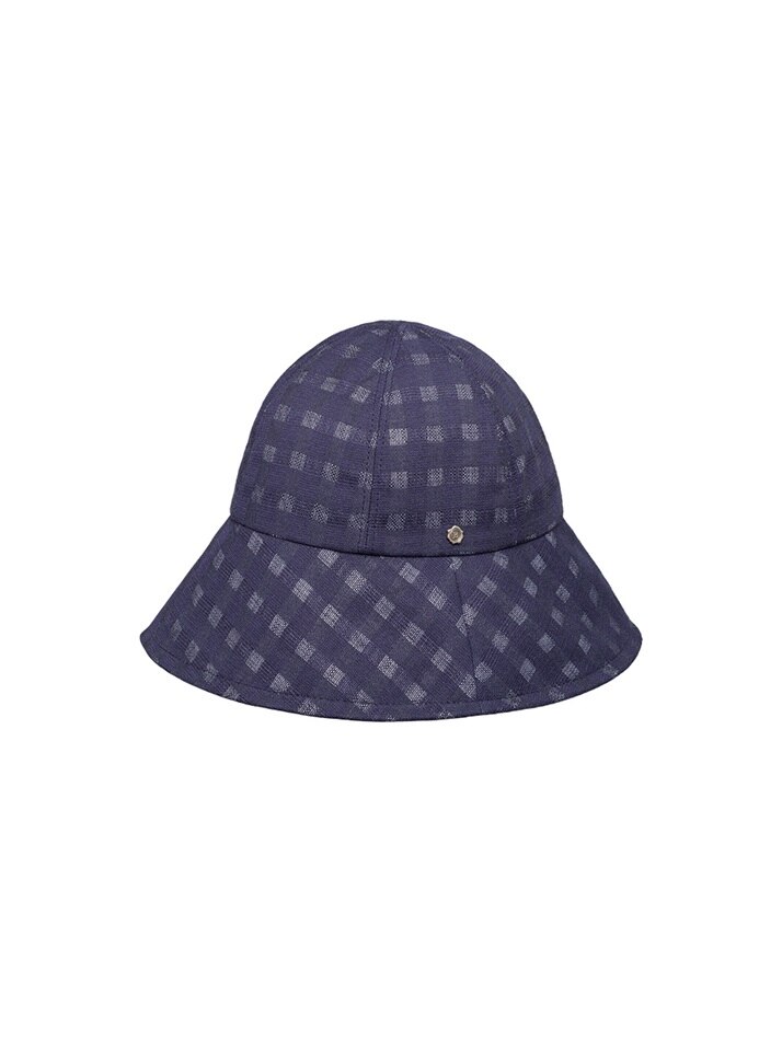 Saint Hat – Gingham Navy