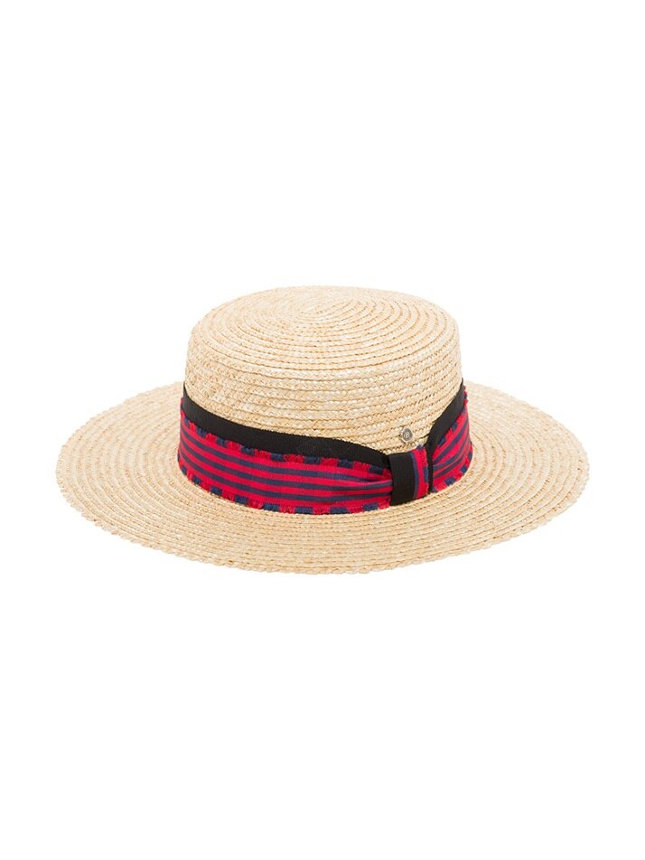 Edie Straw Boater Hat
