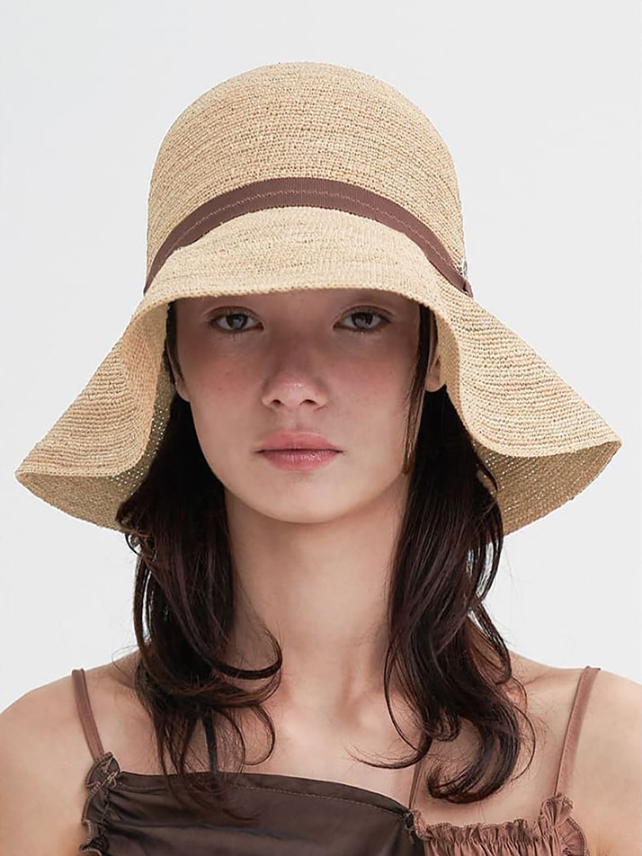 Minette Straw Hat – Biscuit Beige