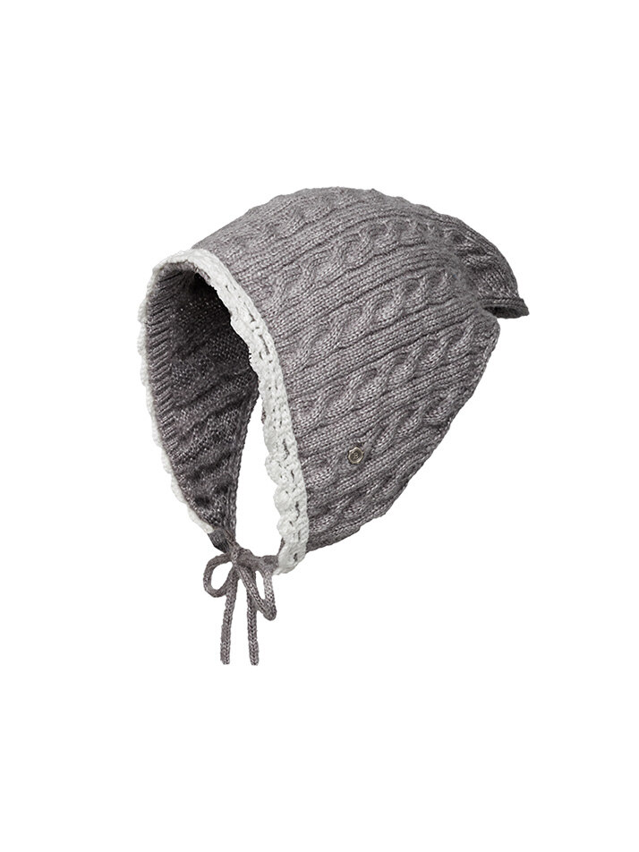 Knitting Kerchief - Grey