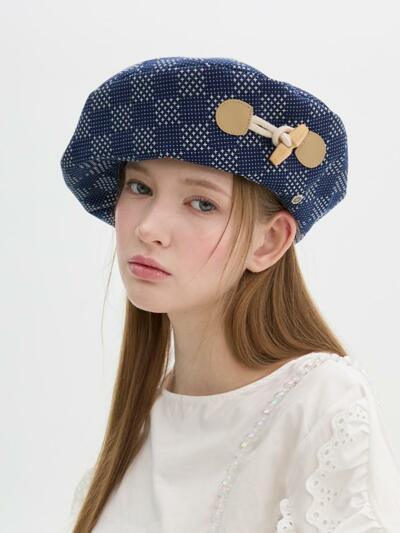 Toggle Beret - Navy