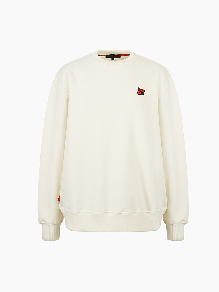 BB Logo Sweat shirt -Ivory