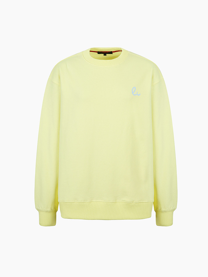 Big BB Back Logo  Sweat shirt- Yellow