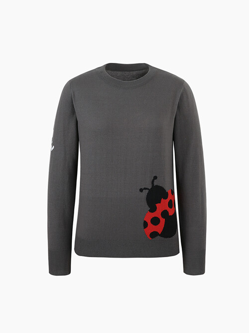 Side Big BB Knit- Charcoal