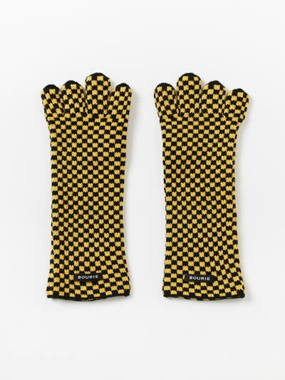 Checker Board Gloves_BKYL