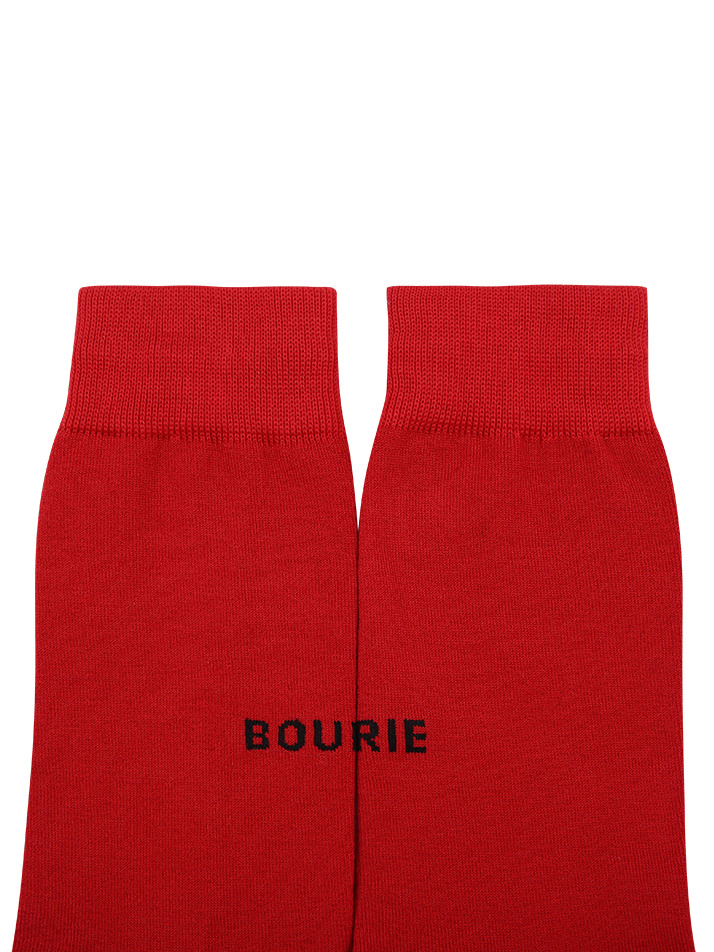 Bourie Basic Socks_Red