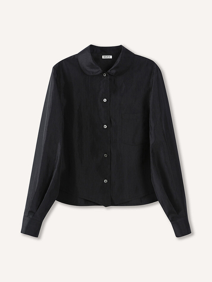 V Cut Shirt_Black