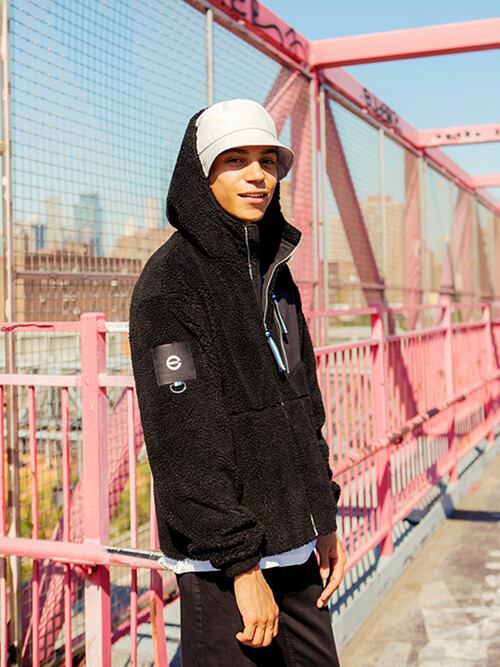 Fleece Hoodie Jacket (플리스 후디 자켓_블랙)